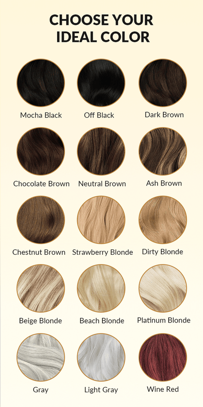 Coredew Seamless Injection Molded Hand-Woven Invisible Hair Extensions -- 100% Human Hair (10 pieces)