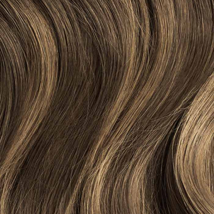Coredew Seamless Injection Molded Hand-Woven Invisible Hair Extensions -- 100% Human Hair (10 pieces)