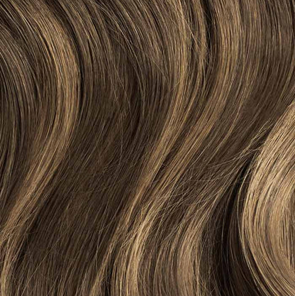 Coredew Seamless Injection Molded Hand-Woven Invisible Hair Extensions -- 100% Human Hair (10 pieces)