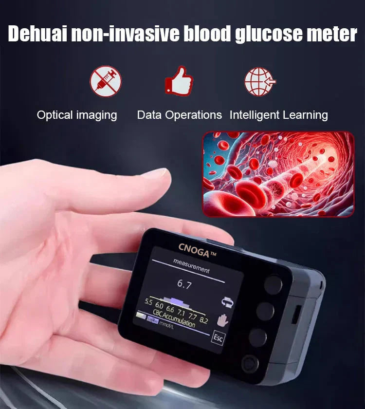CNOGA™ Pain-Free Non-Invasive Glucose Monitor – 99.9% Accuracy + FREE Gift 🎁 TGA Approved