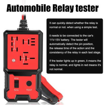 Automotive Relay Tester Tool , 12V/24V Car Relay Tester , Code Readers and Scan Tools, Diagnostic, Test and Measurement Tools