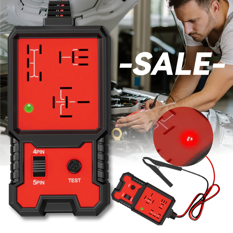 Automotive Relay Tester Tool , 12V/24V Car Relay Tester , Code Readers and Scan Tools, Diagnostic, Test and Measurement Tools