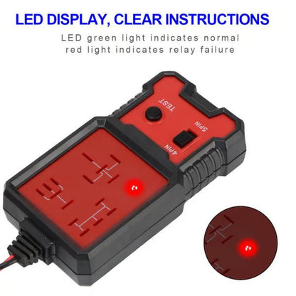 Automotive Relay Tester Tool , 12V/24V Car Relay Tester , Code Readers and Scan Tools, Diagnostic, Test and Measurement Tools