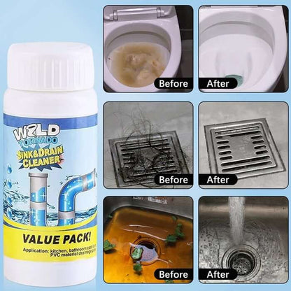 ⚡Powerful Sink & Drain Cleaner Powder – Clears Tough Clogs Fast