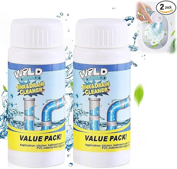 ⚡Powerful Sink & Drain Cleaner Powder – Clears Tough Clogs Fast