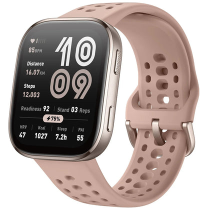 Owiwell Bip 6 Smart Watch - Black1.97" AMOLED Display - Up to 14 Days Battery Life - 5 ATM Water Resistance - Built-in GPS - 24/7 Health Monitoring - Bluetooth Calling - 140+ Sports Modes