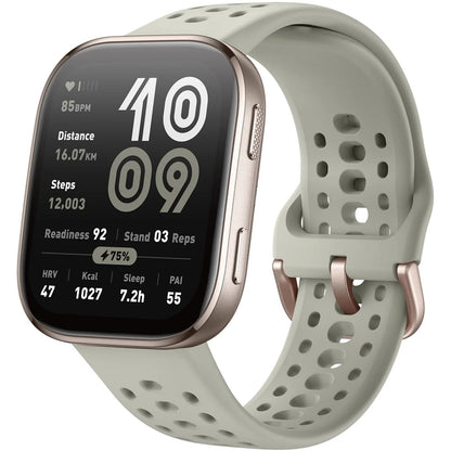 Owiwell Bip 6 Smart Watch - Black1.97" AMOLED Display - Up to 14 Days Battery Life - 5 ATM Water Resistance - Built-in GPS - 24/7 Health Monitoring - Bluetooth Calling - 140+ Sports Modes
