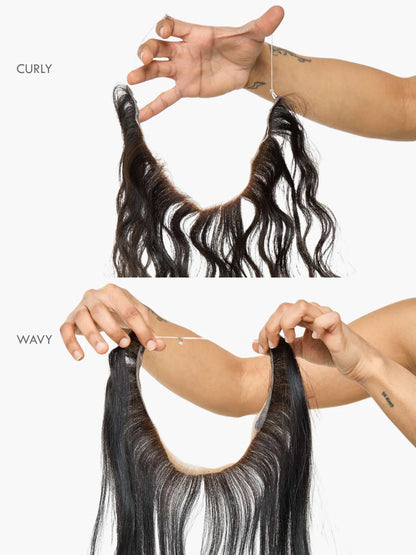 Coredew Seamless Injection Molded Hand-Woven Invisible Hair Extensions -- 100% Human Hair (10 pieces)